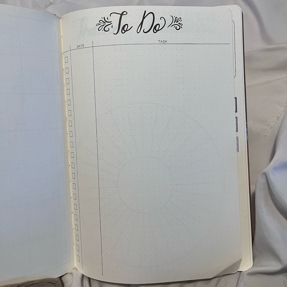 Rose gold metallic habit tracker bullet journal - Picture 3 of 9